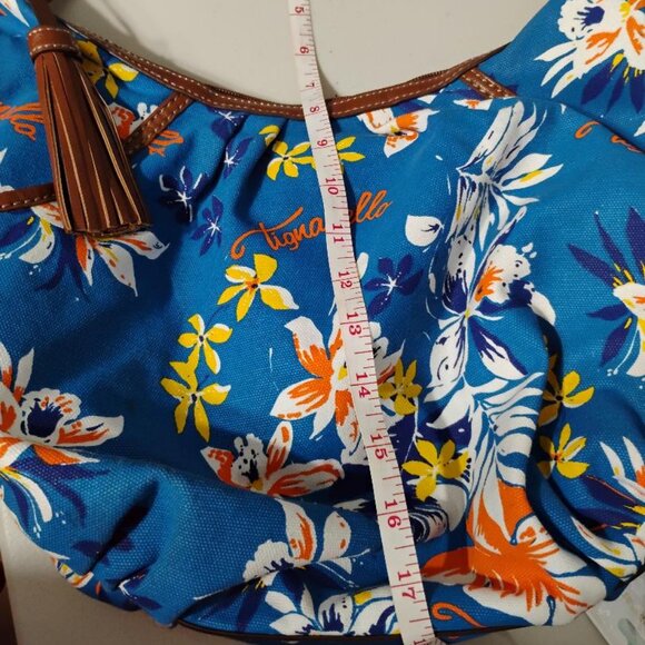 TIGNANELLO Fabric Canvas Tote Shoulder Bag - Picture 12 of 15